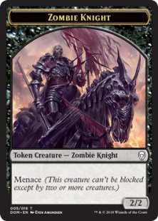 Zombie Knight token (2/2)