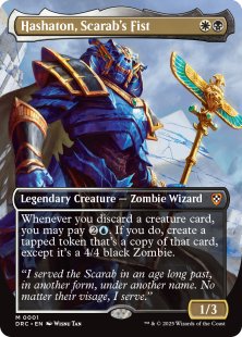 Hashaton, Scarab's Fist (foil) (borderless)