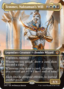 Temmet, Naktamun's Will (foil) (borderless)
