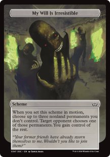 My Will Is Irresistible (oversized)