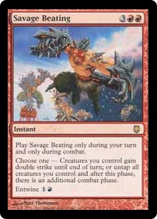 Savage Beating (foil)