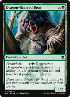 Dragon-Scarred Bear (foil)