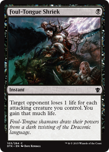 Foul-Tongue Shriek (foil)