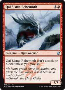 Qal Sisma Behemoth (foil)
