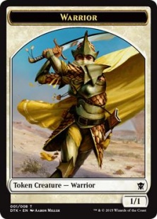 Warrior token (1/1)