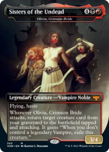 Olivia, Crimson Bride (borderless)