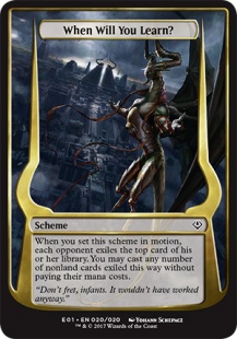 When Will You Learn? (oversized)