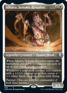 Alharu, Solemn Ritualist (foil-etched) (showcase)