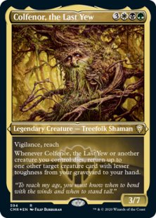 Colfenor, the Last Yew (foil-etched) (showcase)