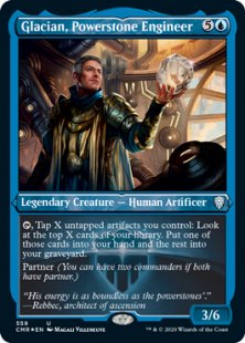 Glacian, Powerstone Engineer (foil-etched) (showcase)