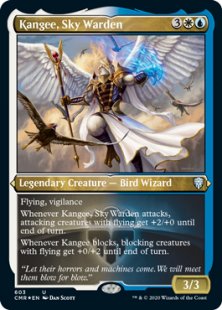 Kangee, Sky Warden (foil-etched) (showcase)