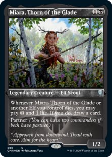 Miara, Thorn of the Glade (foil-etched) (showcase)
