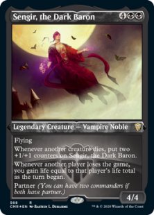 Sengir, the Dark Baron (foil-etched) (showcase) - Commander Legends foil-etched | Bazaar of Magic Sengir, the Dark Baron (foil-etched) (showcase) - Commander Legends foil-etched | Bazaar of Magic