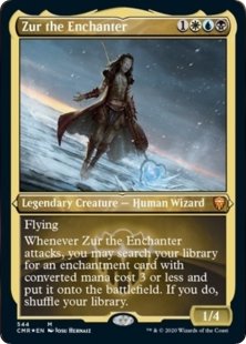 Zur the Enchanter (foil-etched) (showcase)