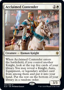 Acclaimed Contender (foil)