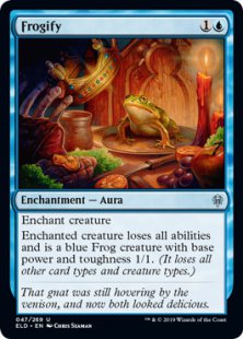 Frogify (foil) - Throne of Eldraine | Bazaar of Magic
