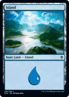 Island (#254) (foil)