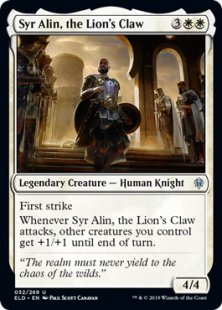 Syr Alin, the Lion's Claw (foil)