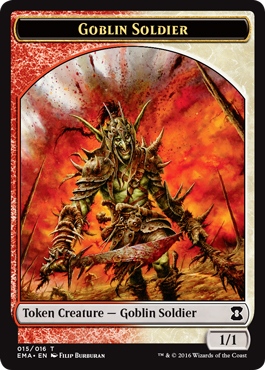 Goblin Soldier token (1/1)