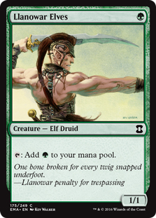 Llanowar Elves (foil)