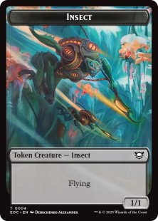 Insect token (1/1) - Edge of Eternities Commander | Bazaar of Magic