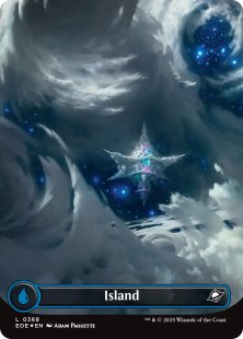 Island (#368) (galaxy foil) (borderless)