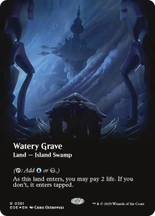 Watery Grave (#286) (foil) (borderless) - Edge of Eternities