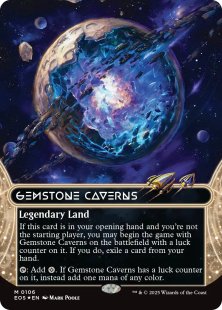 Gemstone Caverns (#106) (galaxy foil) (borderless)