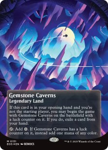 Gemstone Caverns (#151) (galaxy foil) (borderless)