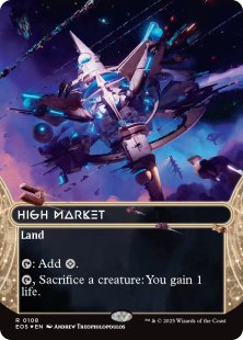 High Market (#108) (galaxy foil) (borderless)
