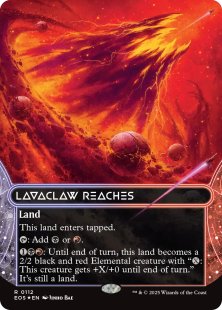 Lavaclaw Reaches (#112) (galaxy foil) (borderless)