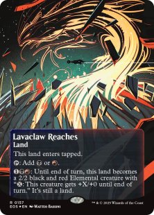 Lavaclaw Reaches (#157) (galaxy foil) (borderless)