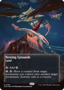 Nesting Grounds (#166) (galaxy foil) (borderless)