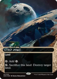 Strip Mine (#130) (galaxy foil) (borderless)