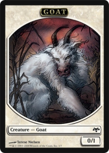 goat mtg cards Bird // Token [The Lord of the Rings: Tales of Middle-Earth Comma Leader of the Order of the Sacred Torch Power Goat (Token)