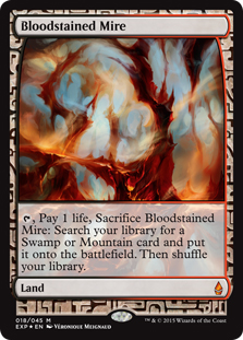 Bloodstained Mire (foil) (full art)