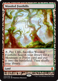 Wooded Foothills (foil) (full art)