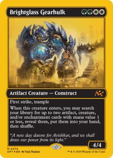 Brightglass Gearhulk (foil) - Aetherdrift | Bazaar of Magic