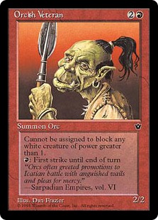 Orcish Veteran (3) - Fallen Empires | Bazaar of Magic