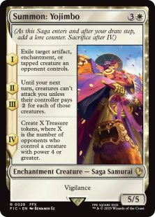 mtg final fantasy summon sagas Summon: Yojimbo - Commander Set Name: Magic: The Gathering—FINAL