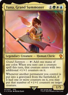 Yuna, Grand Summoner (#227) (surge foil)