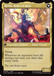 Foil Kefka, Court Mage M/NM Magic: The Gathering MTG Final