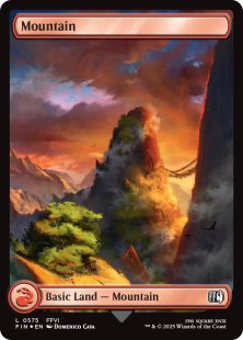 Mountain (#575) (surge foil) (full art)