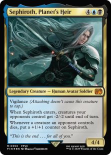 Sephiroth, Planet's Heir (foil)