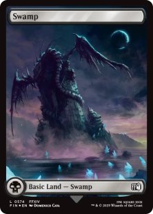 Swamp (#574) (surge foil) (full art)