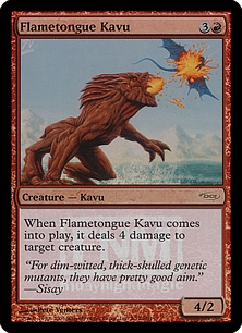 Flametongue Kavu (foil)