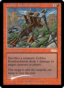 Goblin Bombardment (foil)