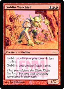 Goblin Warchief (1) (foil)