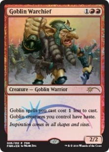 Goblin Warchief (2) (foil)