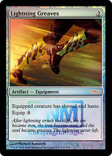 Lightning Greaves (foil)